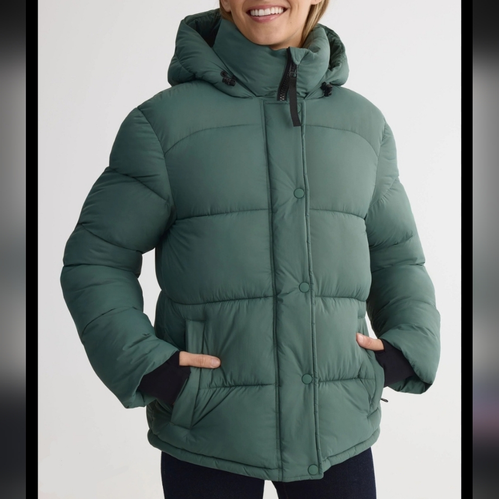 Green Puffer Jacket